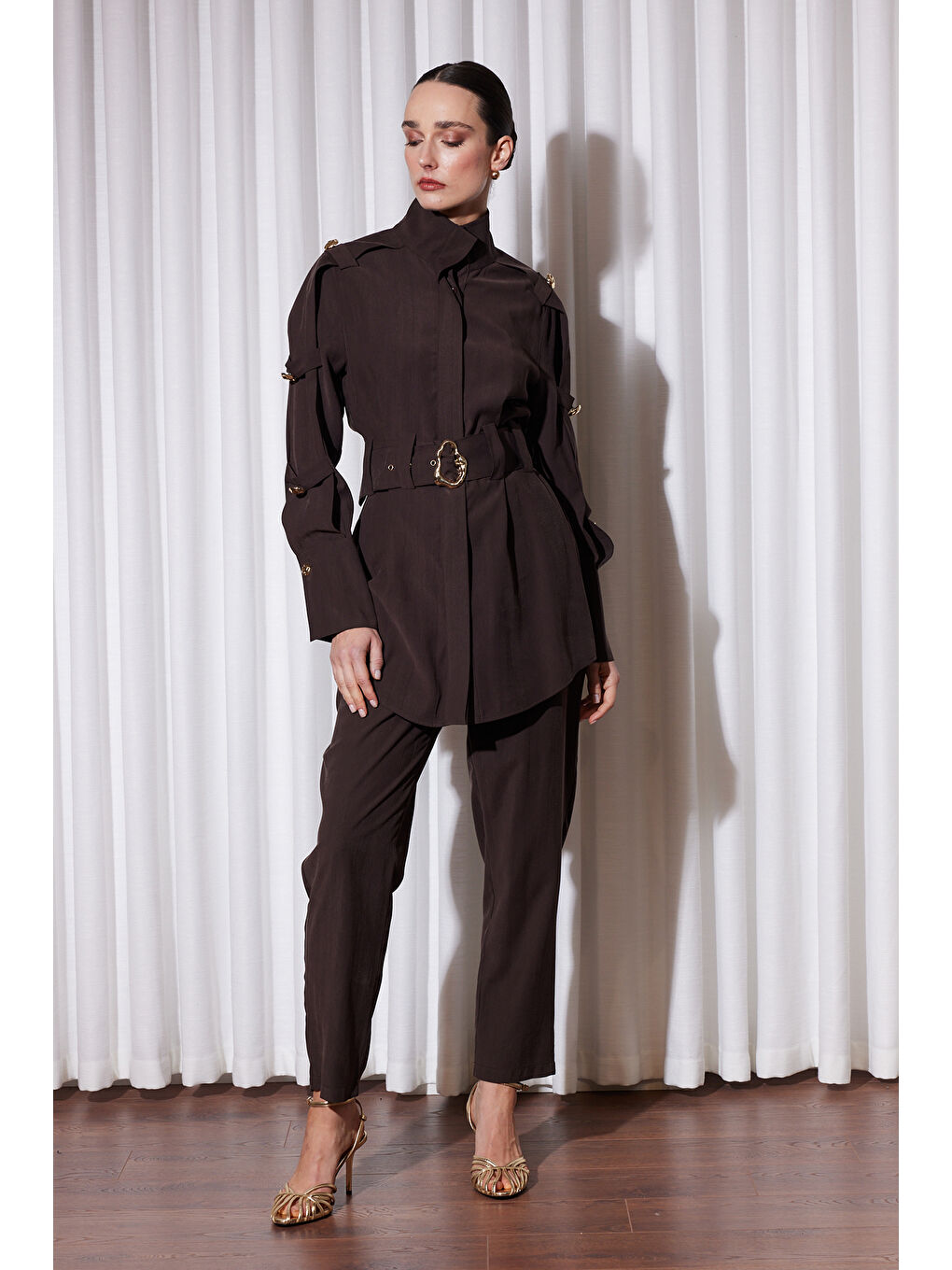 Missemramiss Aura İkili Takım 5120 Kahverengi-1