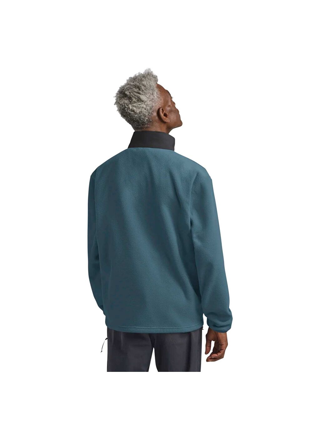 İndigo Sumetro Fz Erkek Mavi Polar Fermuarlı Sweatshirt-5