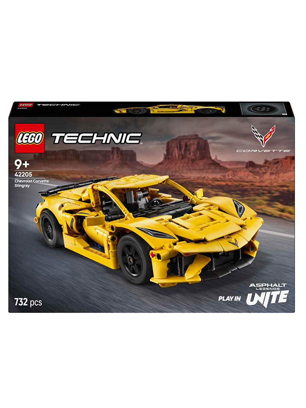 Technic Chevrolet Corvette Stingray 42205-7