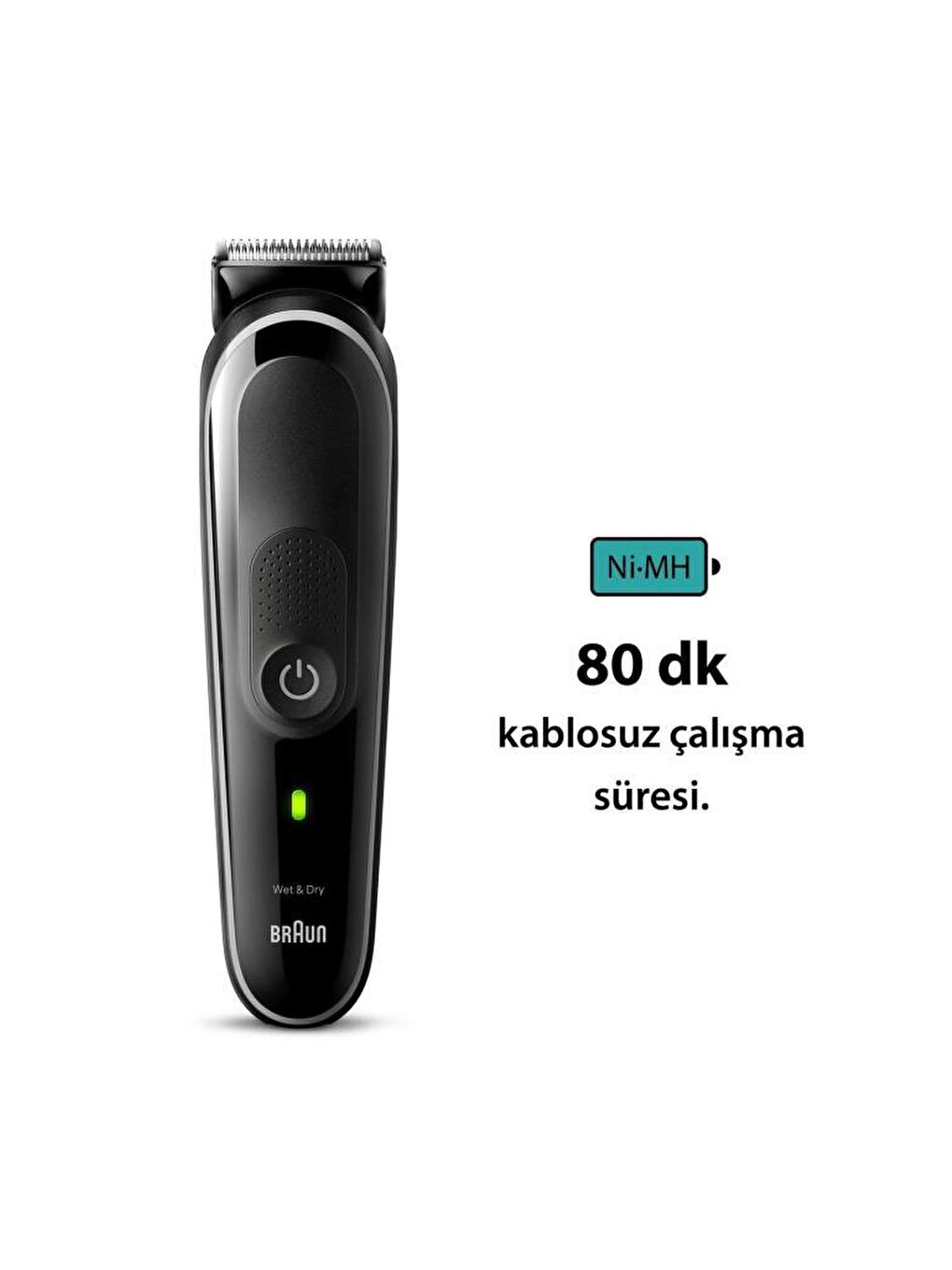 Braun Siyah Series 3 MGK3440 Hepsi Bir Arada Şekillendirme Seti, 8’i 1 Arada Erkek Bakım Kiti 80707868 - 4