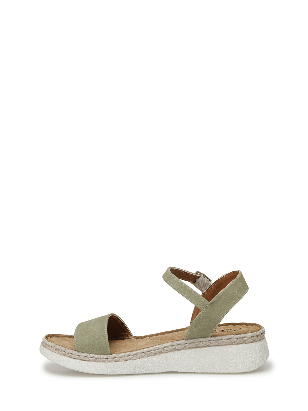 166290.Z4FX Yeşil Kadın Comfort Sandalet-2