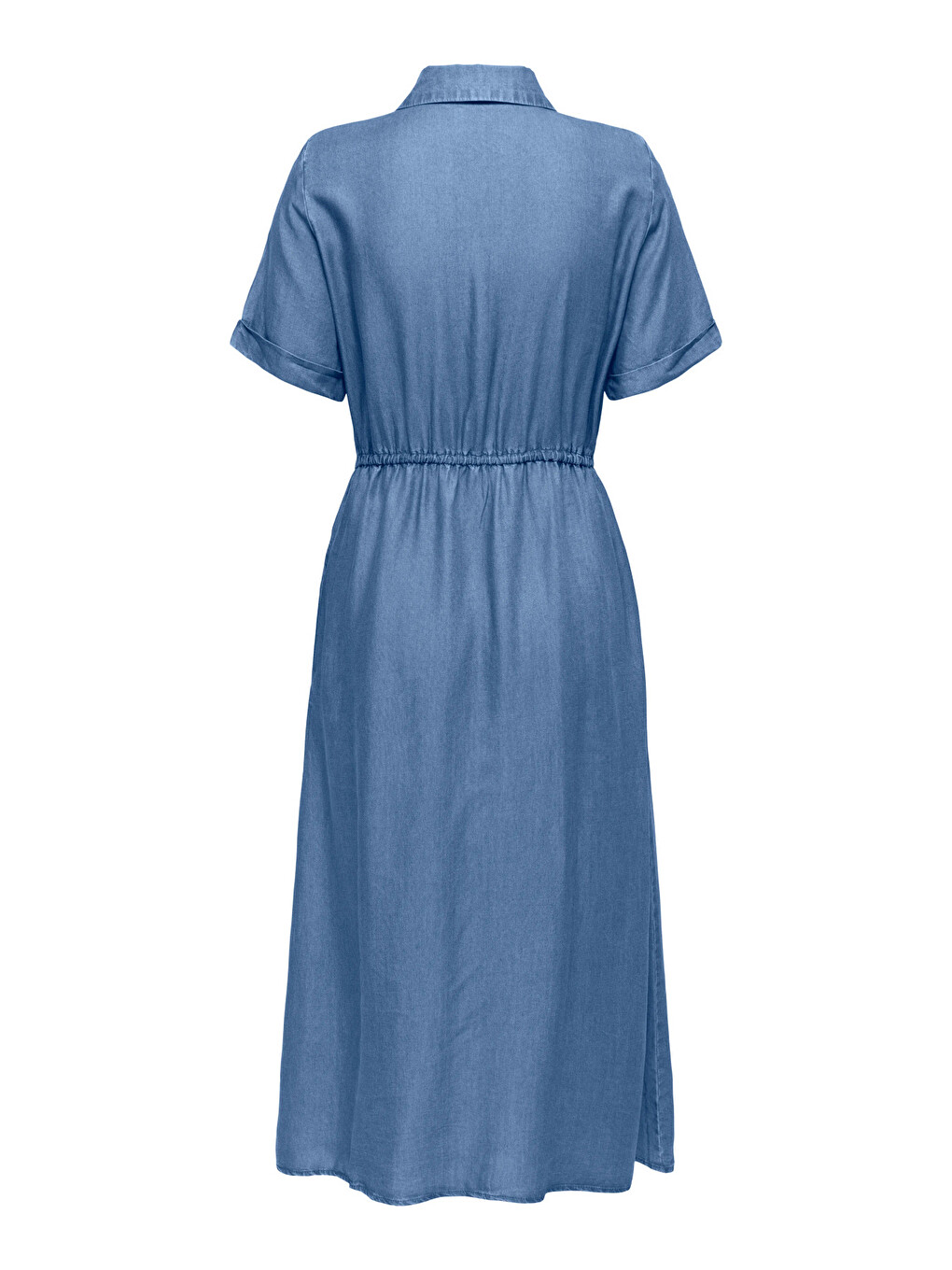 Mavi Onlcharis Regular Fit Bağlama Detaylı Midi Jean Elbise 15363971-6