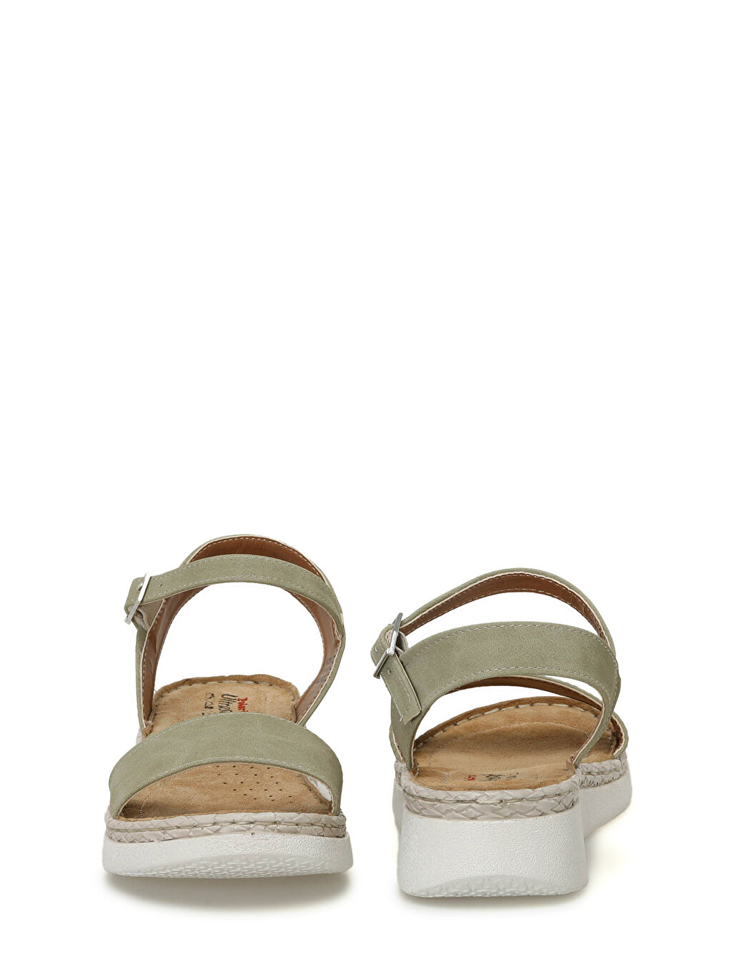 166290.Z4FX Yeşil Kadın Comfort Sandalet-4