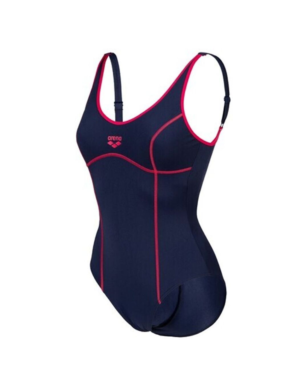 Lacivert Womens Tania Clip Back Swimsuit One Piece Kadın Yüzücü Mayosu 005974790