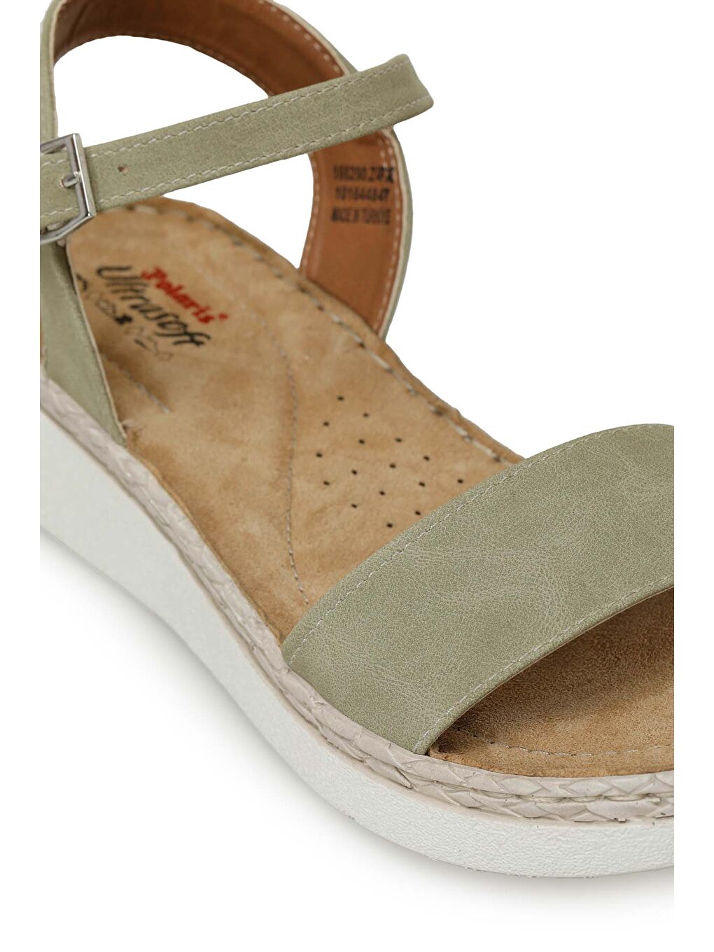 166290.Z4FX Yeşil Kadın Comfort Sandalet-6