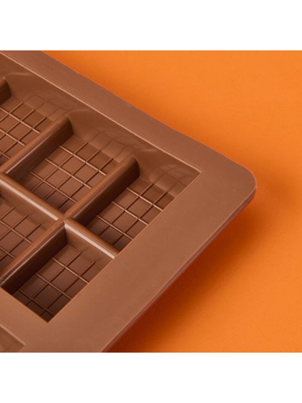 3'lü Dubai Çikolatası Kalıbı - Kahverengi-3
