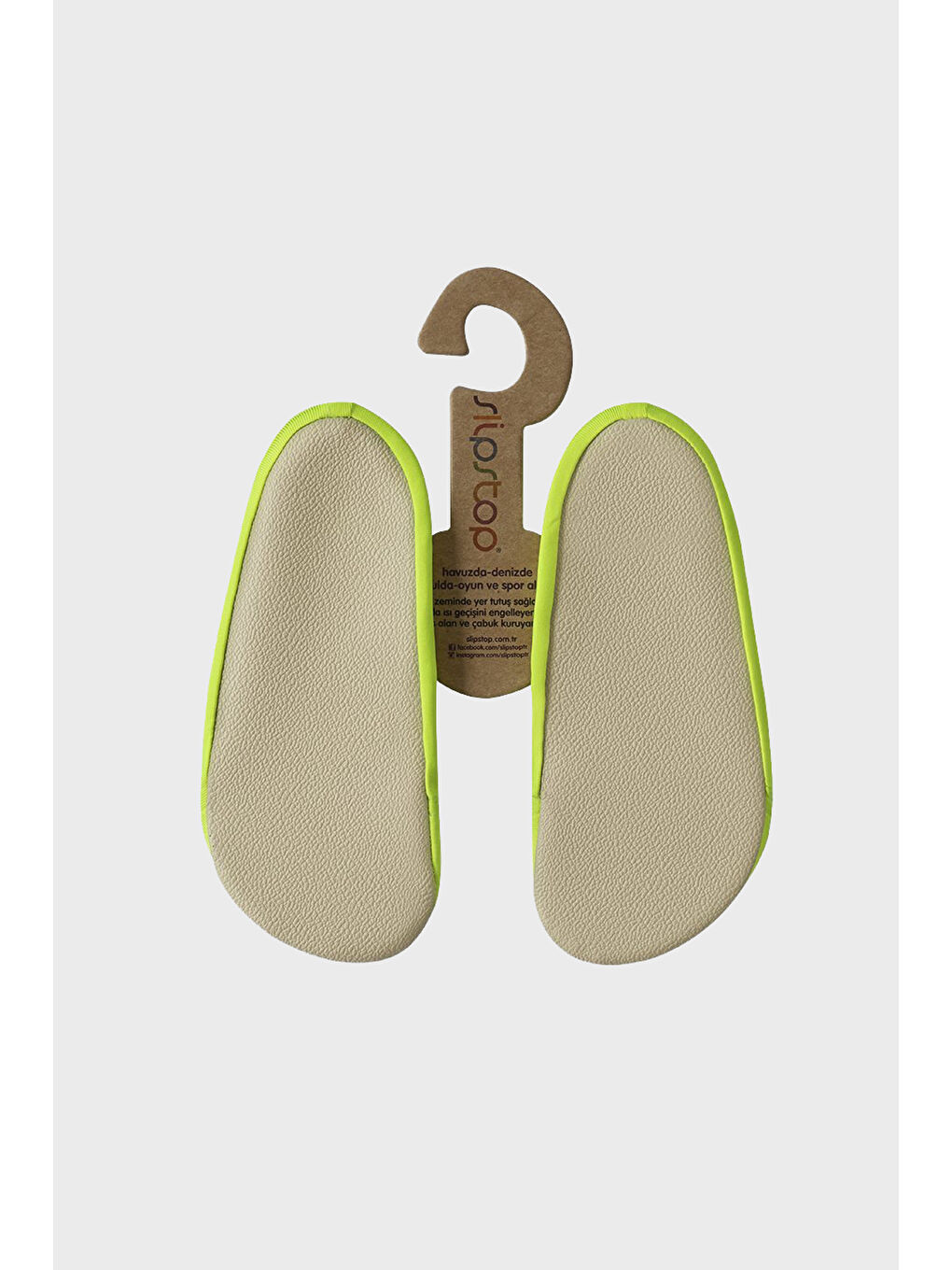 Sarı Neon Yellow Kaydırmaz Havuz ve Kadın Deniz Ayakkabısı SS18140078-1