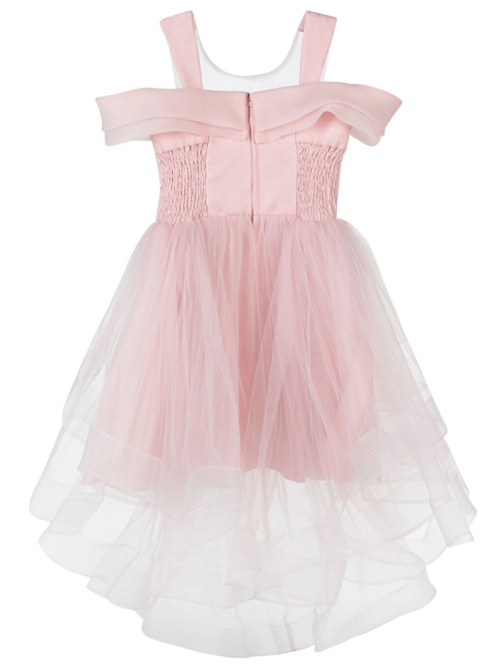 Pembe Girls 6-14 Yaş Abiye - Pudra-2