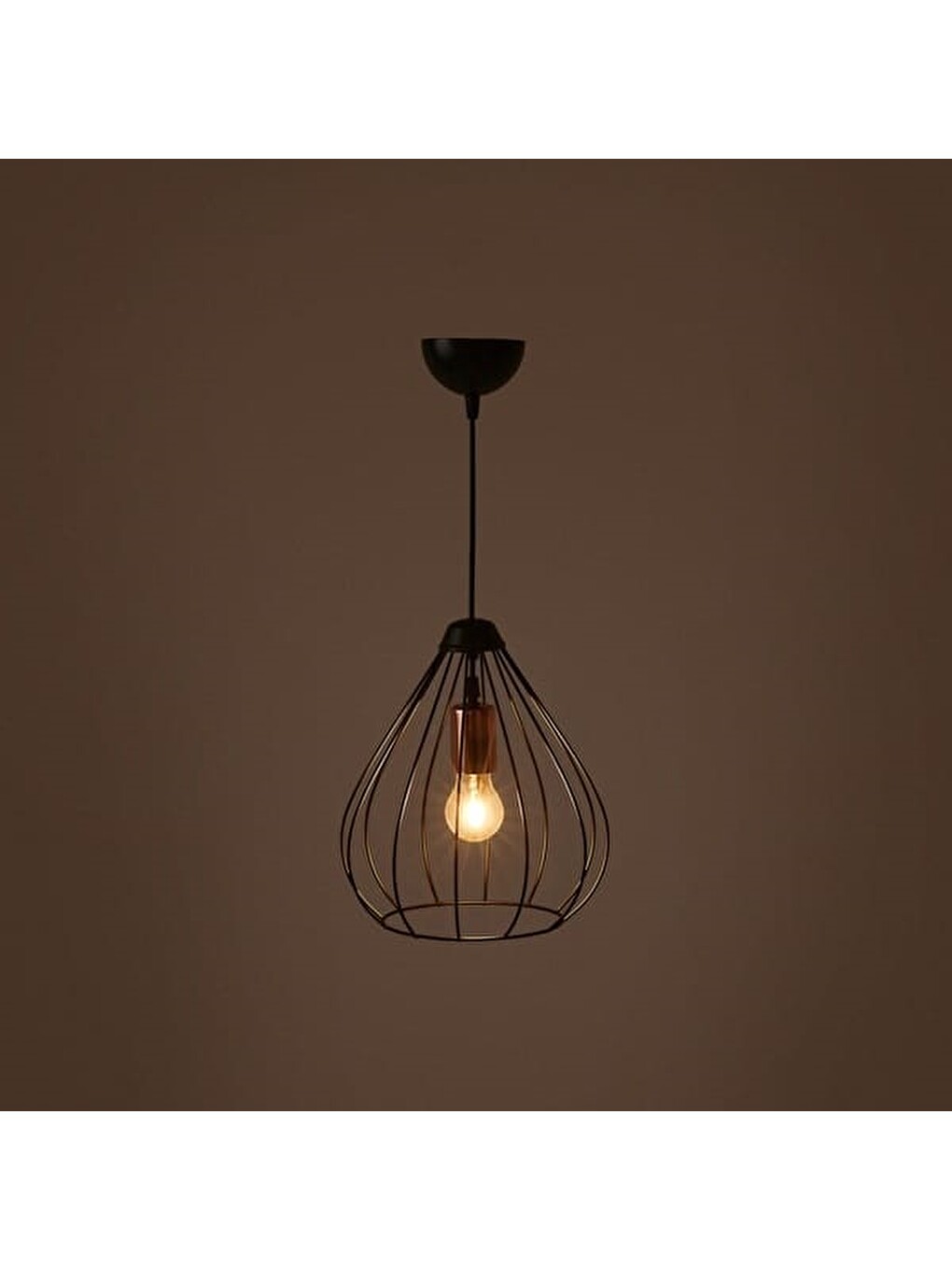 Noctra Tel Kafes Sarkıt - Siyah - 30 Cm-2