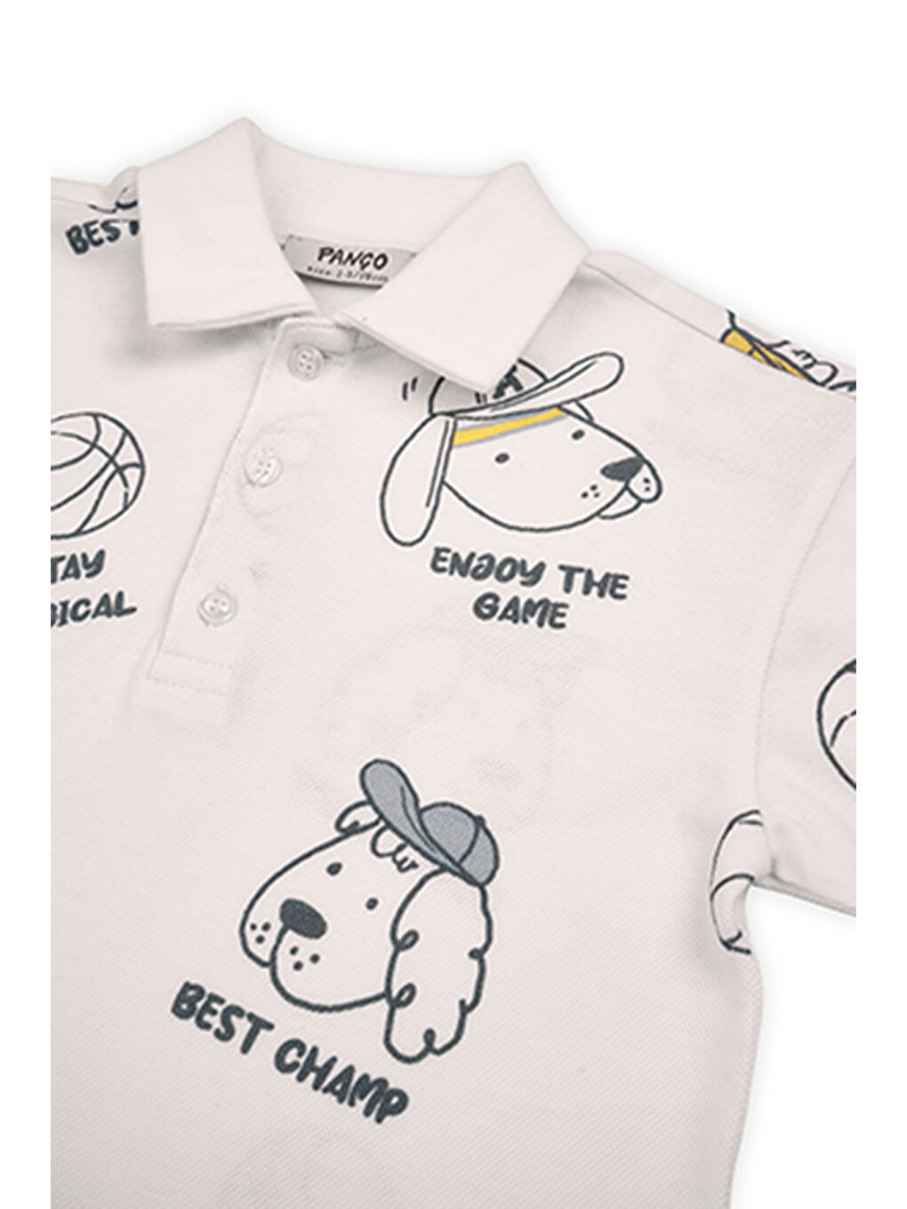 Erkek Çocuk Baskılı 2'Li Takım Ekru-7