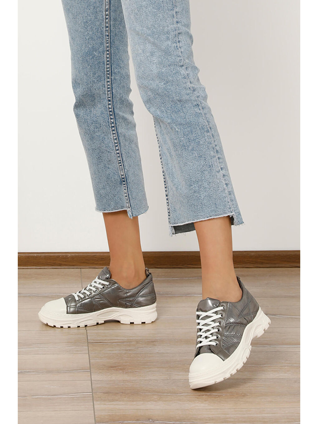 LEE Gri Kadın Sneaker-1