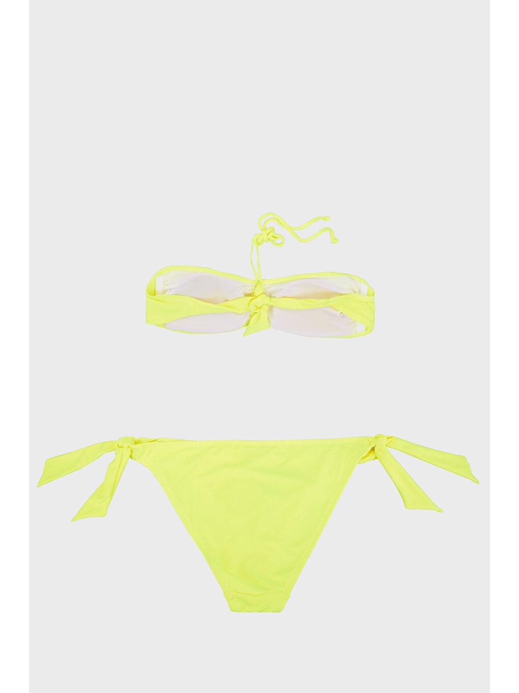 Slipstop Limon Sarısı Neon Yellow Kolay Kuruyan Uv Korumalı Bağlamalı Kadın Bikini SM22140021 - 1