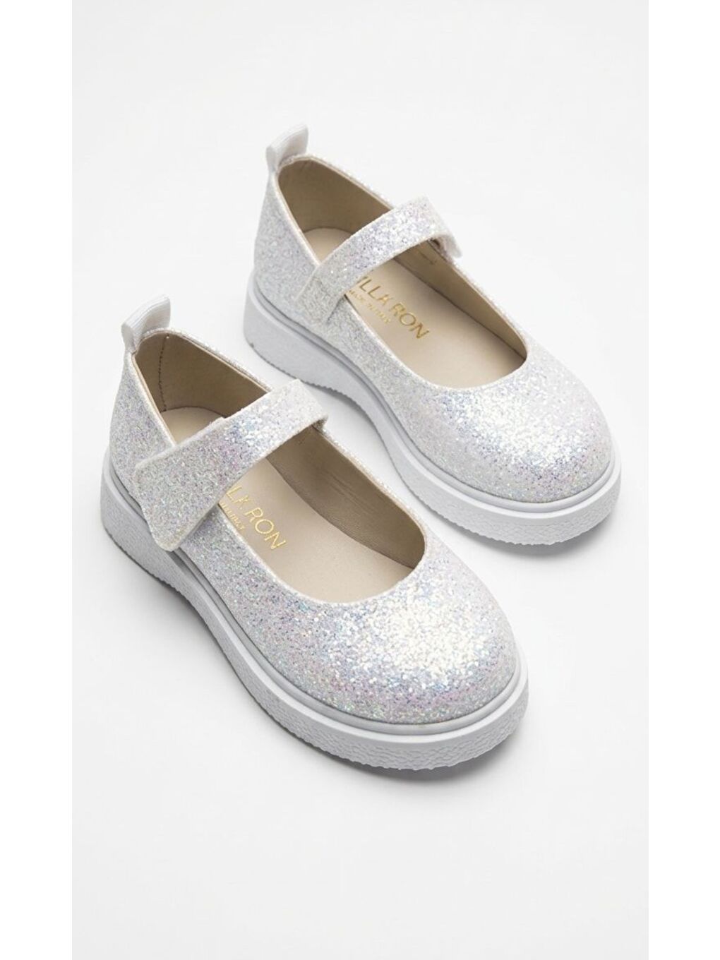 Beyaz KIZ ÇOCUK SİMLİ GÜNLÜK BABET