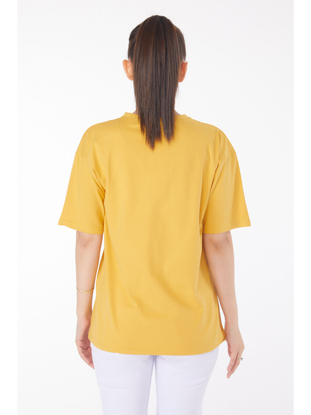 Sarı T-Shirt Hardal - 25849-4