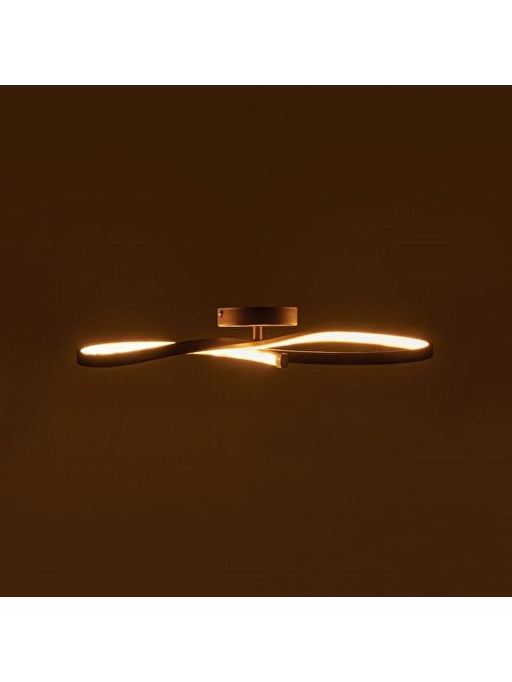 Vetto Eskitme Modern Plafonyer Led Avize - Kahverengi - 38 Watt-2