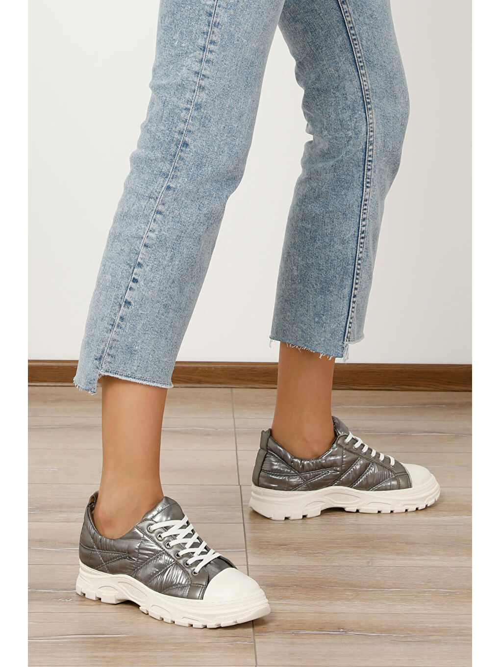 LEE Gri Kadın Sneaker-4