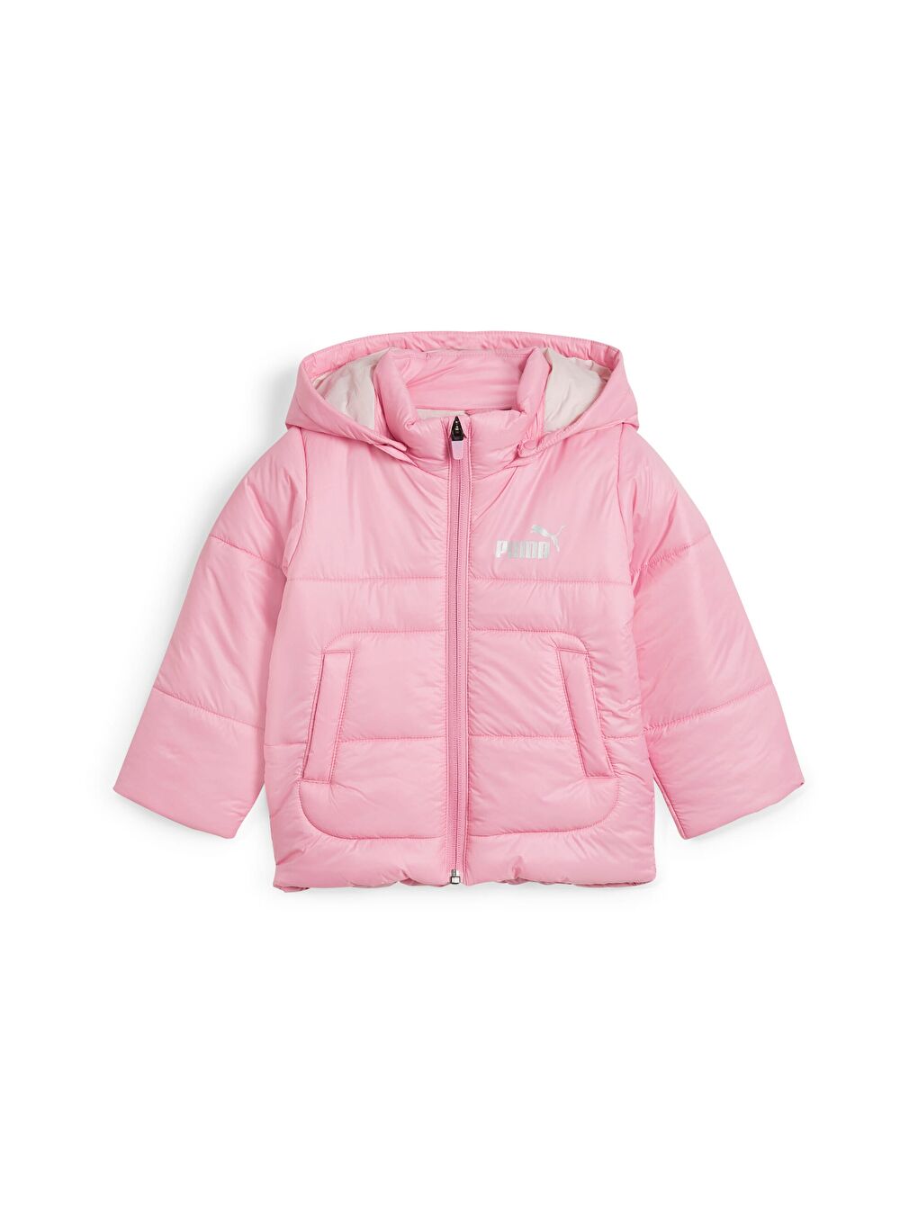 Pembe MINICATS Bebek Kapüşonlu Şişme Mont