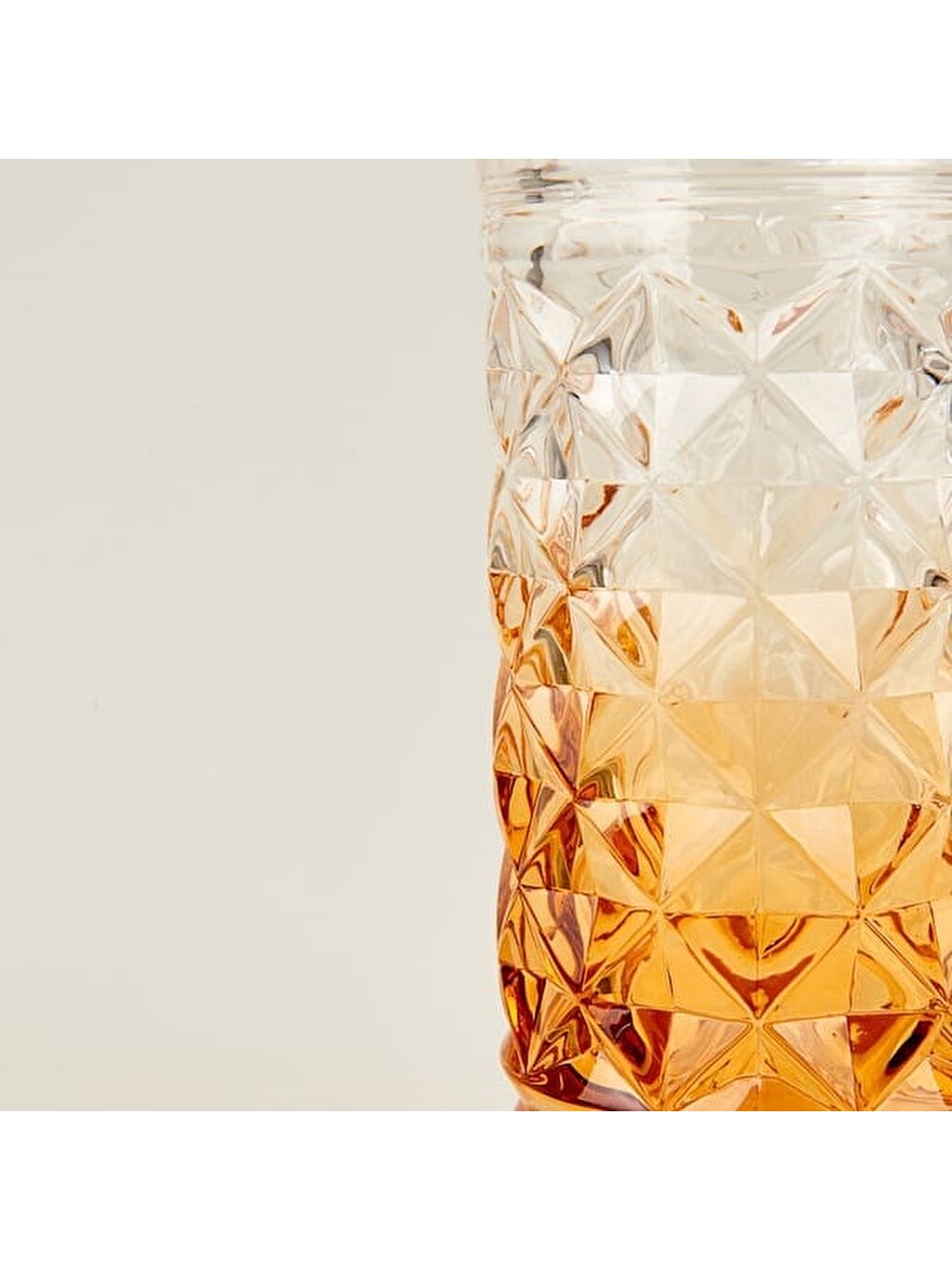 Sarı İris Meşrubat Bardağı - Amber - 290 Ml-1
