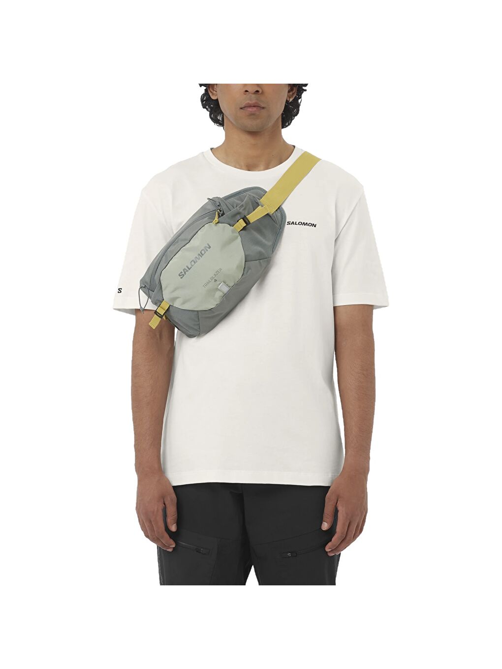 Chest Logo Erkek Beyaz Tişört