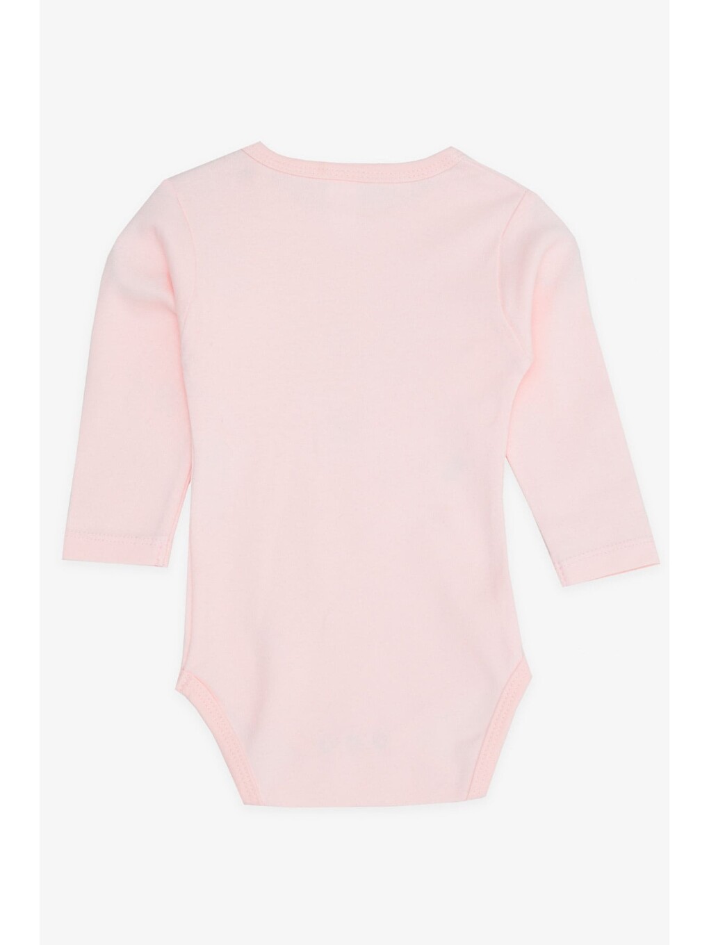 Pembe Kız Bebek Çıtçıtlı Body Zıbın Kedilli Pudra (1.5 Yaş)-1