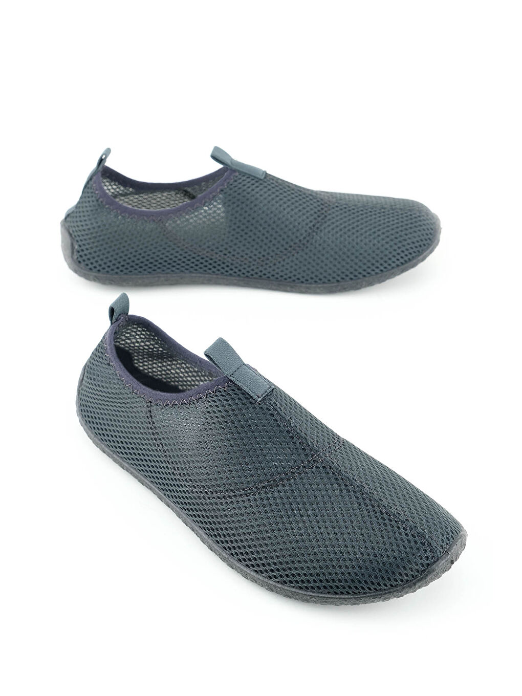 Gri Yazlık Unisex PVC Taban Plaj Deniz Havuz Ayakkabı