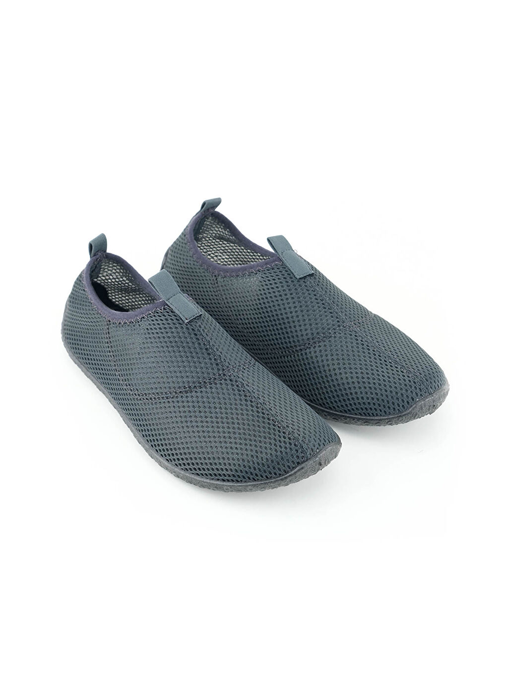 Gri Yazlık Unisex PVC Taban Plaj Deniz Havuz Ayakkabı-2