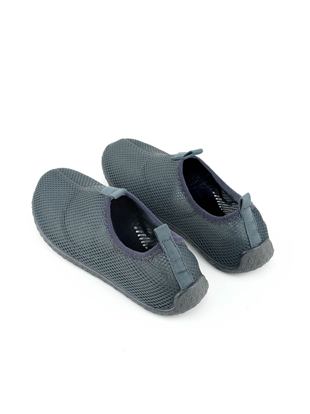 Gri Yazlık Unisex PVC Taban Plaj Deniz Havuz Ayakkabı-3