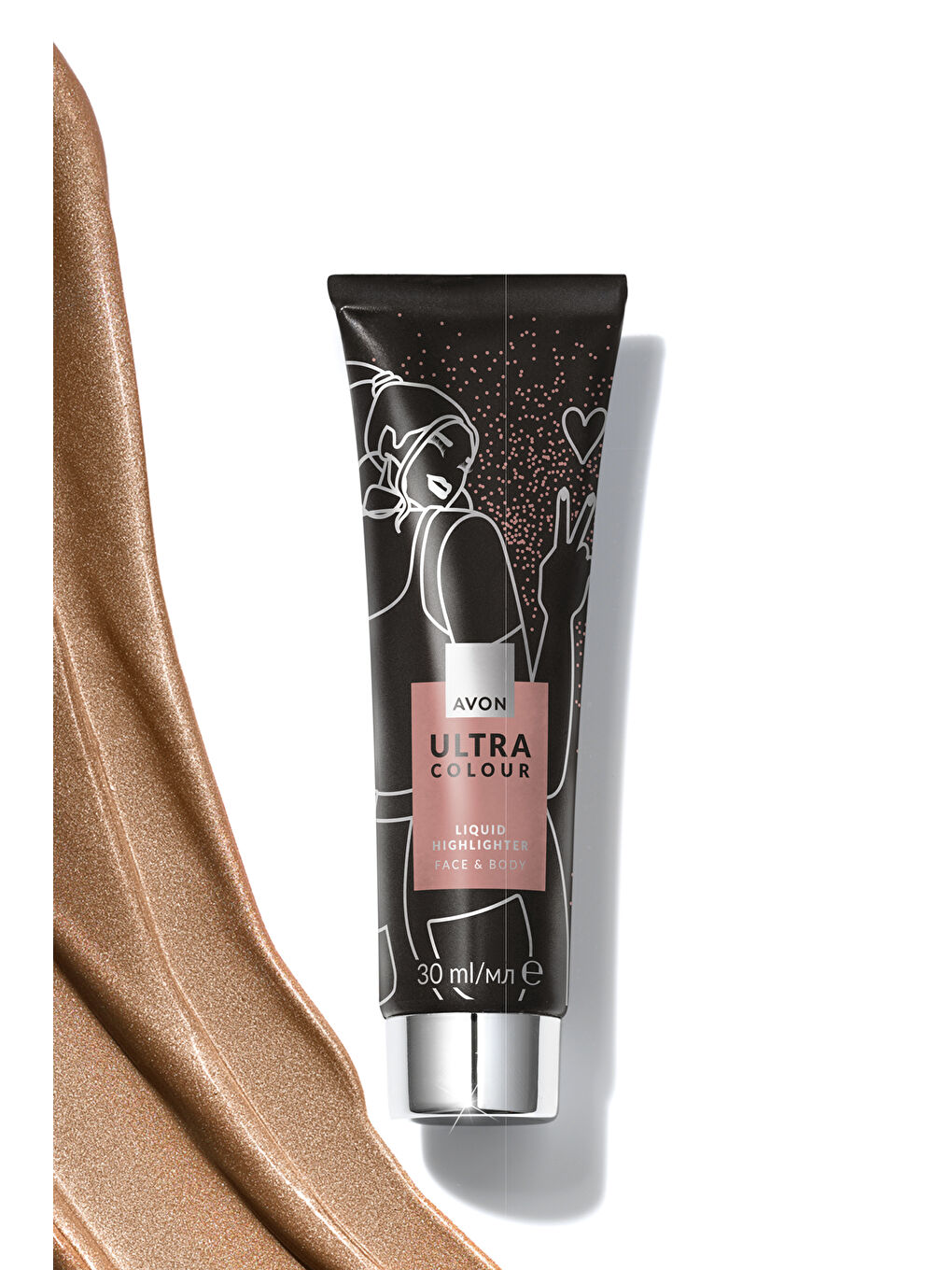 Ultra Colur Yüz ve Vücut Likit Aydınlatıcı Platinum Bronze