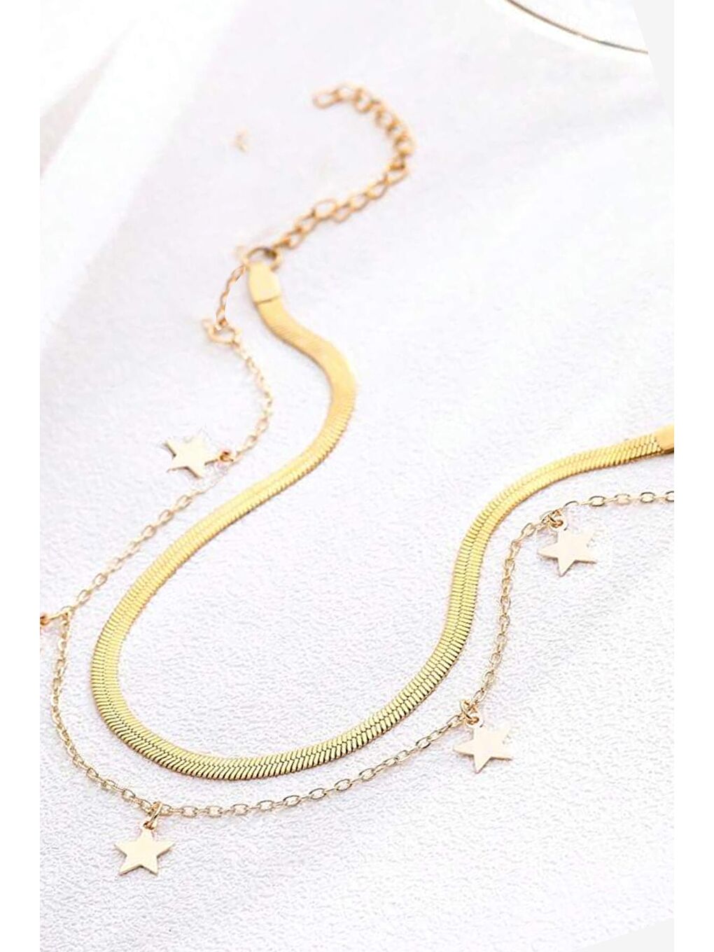 Sarı Yıldız Sallantılı Halhal-1