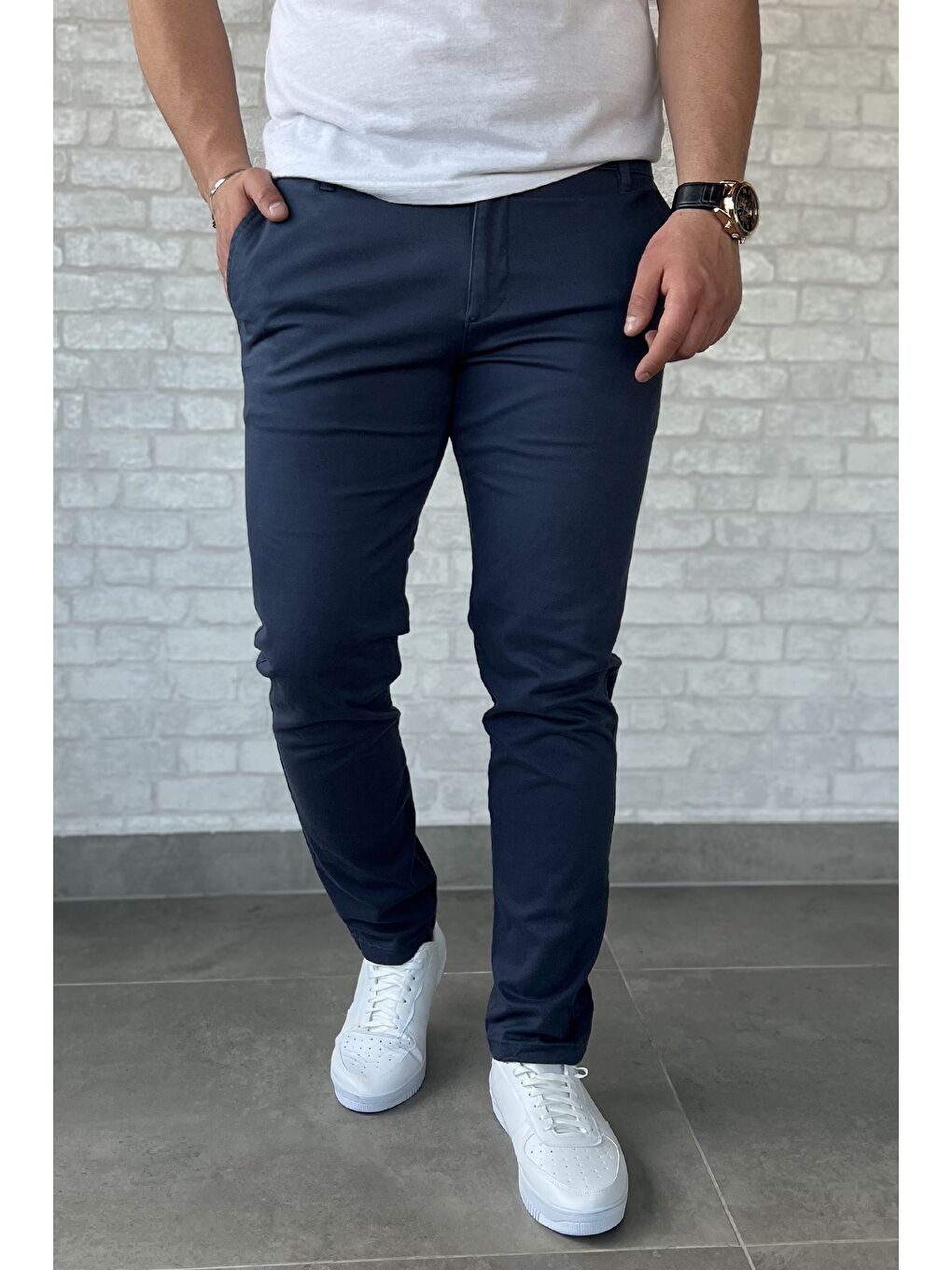 Petrol Erkek Gabardin Pantolon