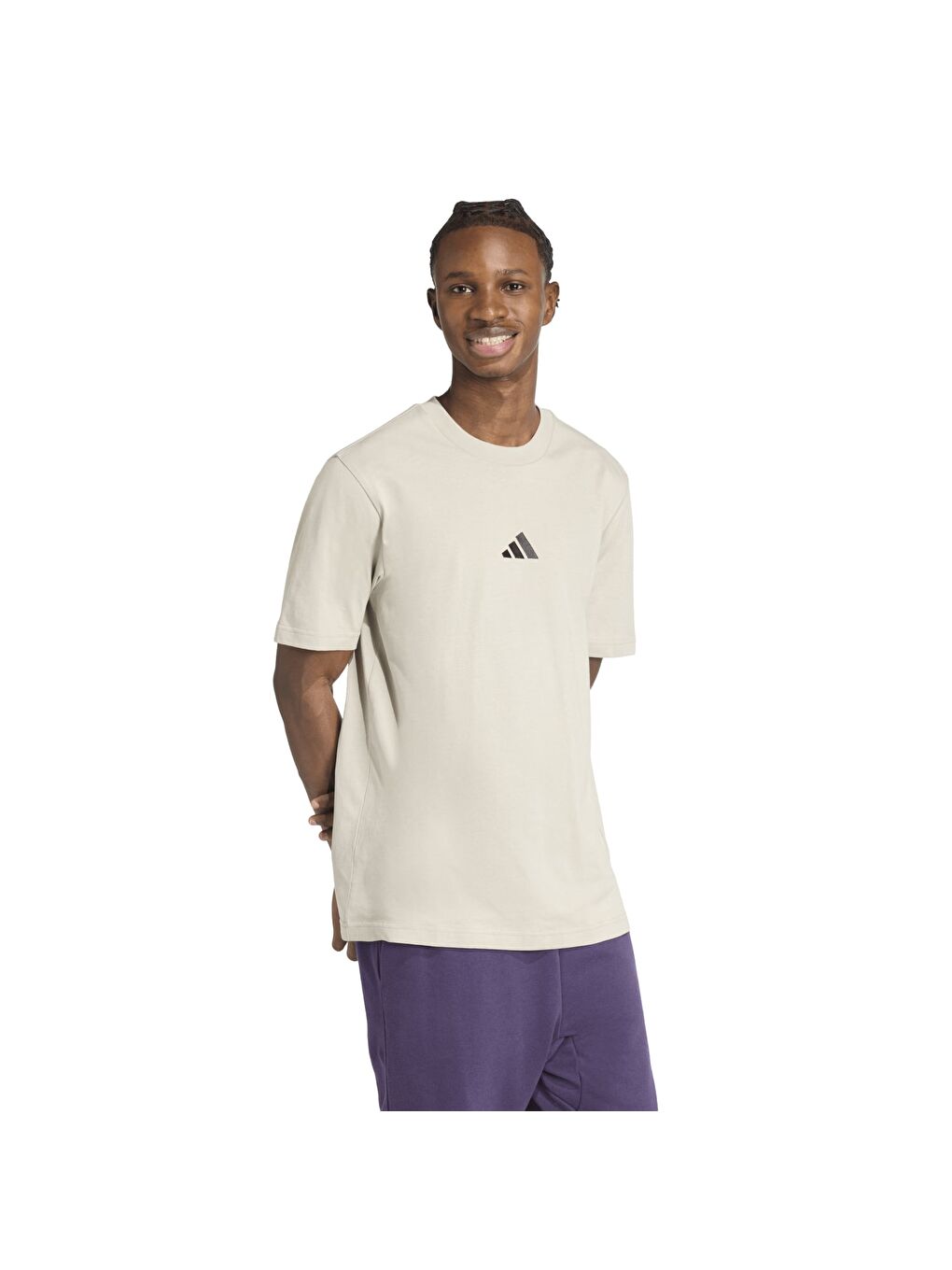 Sl Sj T Erkek Gri Tişört-1