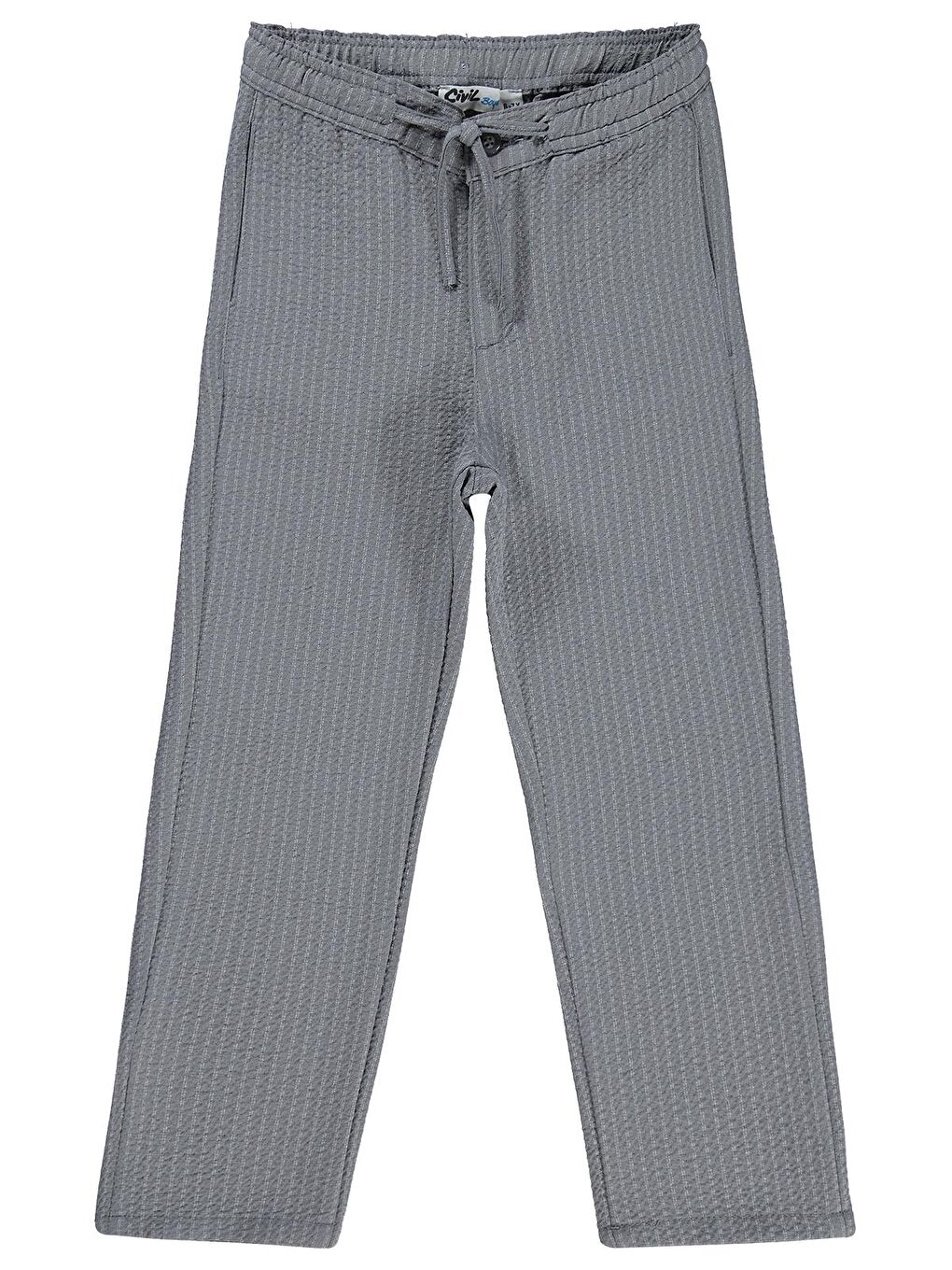 Boys Dokulu 6-9 Yaş Pantolon - Gri