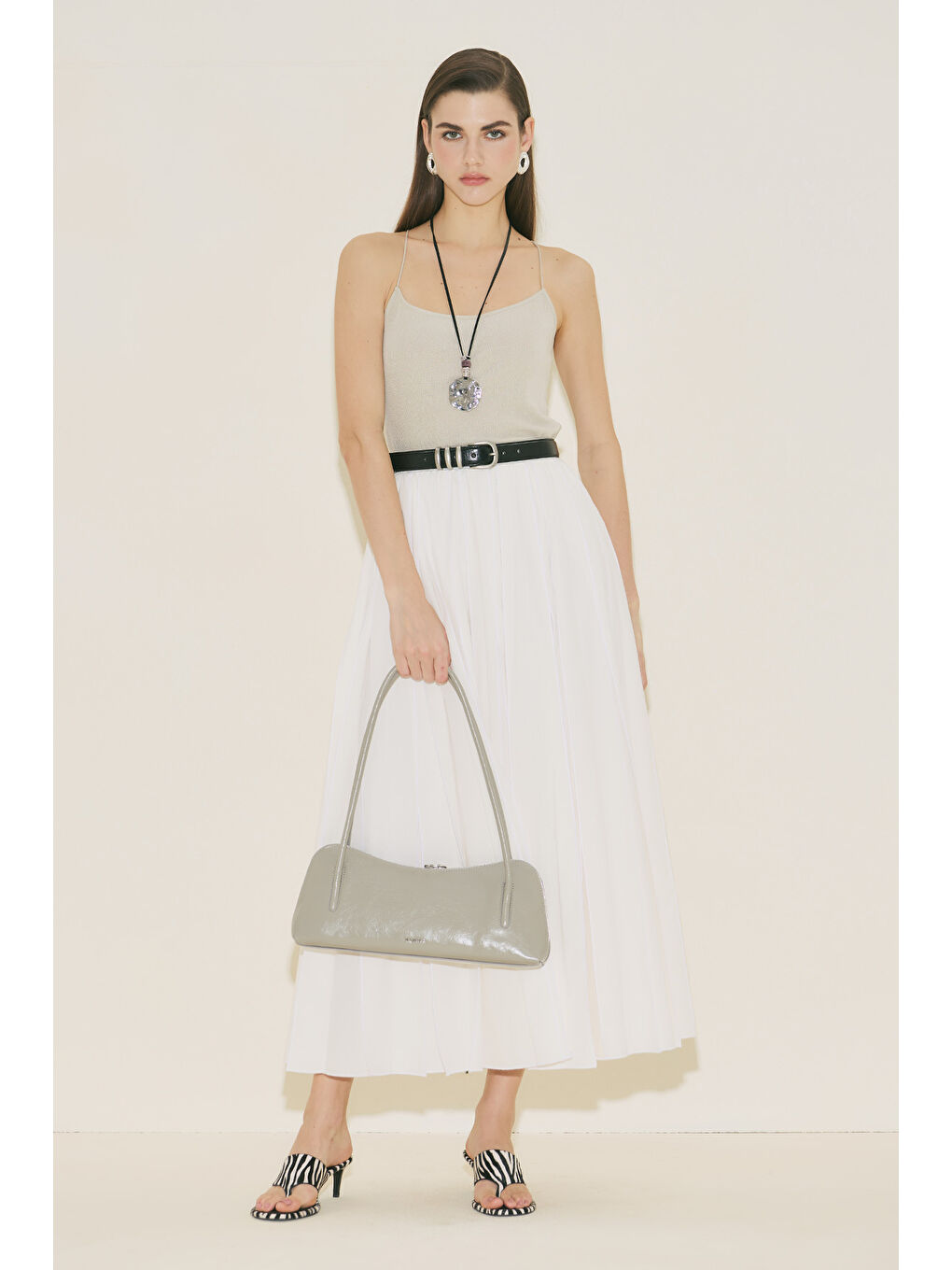 Kera Baget Çanta Gri-1