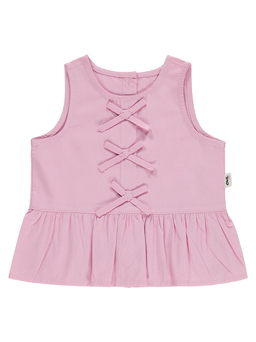 Baby Çiçek Nakışlı 6-18 Ay Takım - Pembe-2