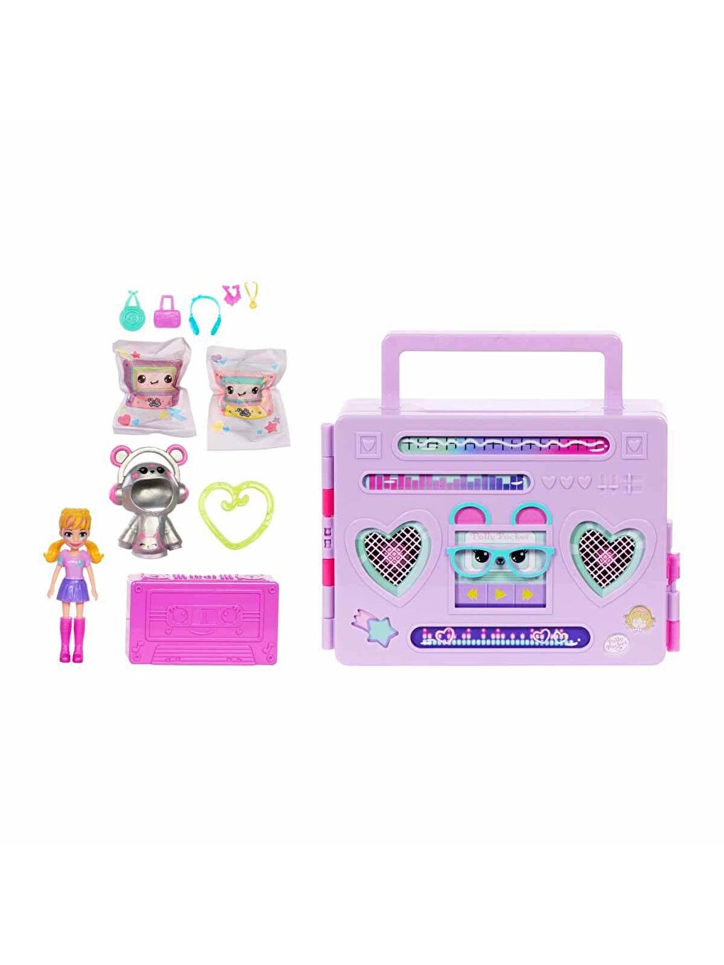 Polly Pocket Renksiz Radyo Temalı Moda Eğlencesi Oyun Seti HRD65