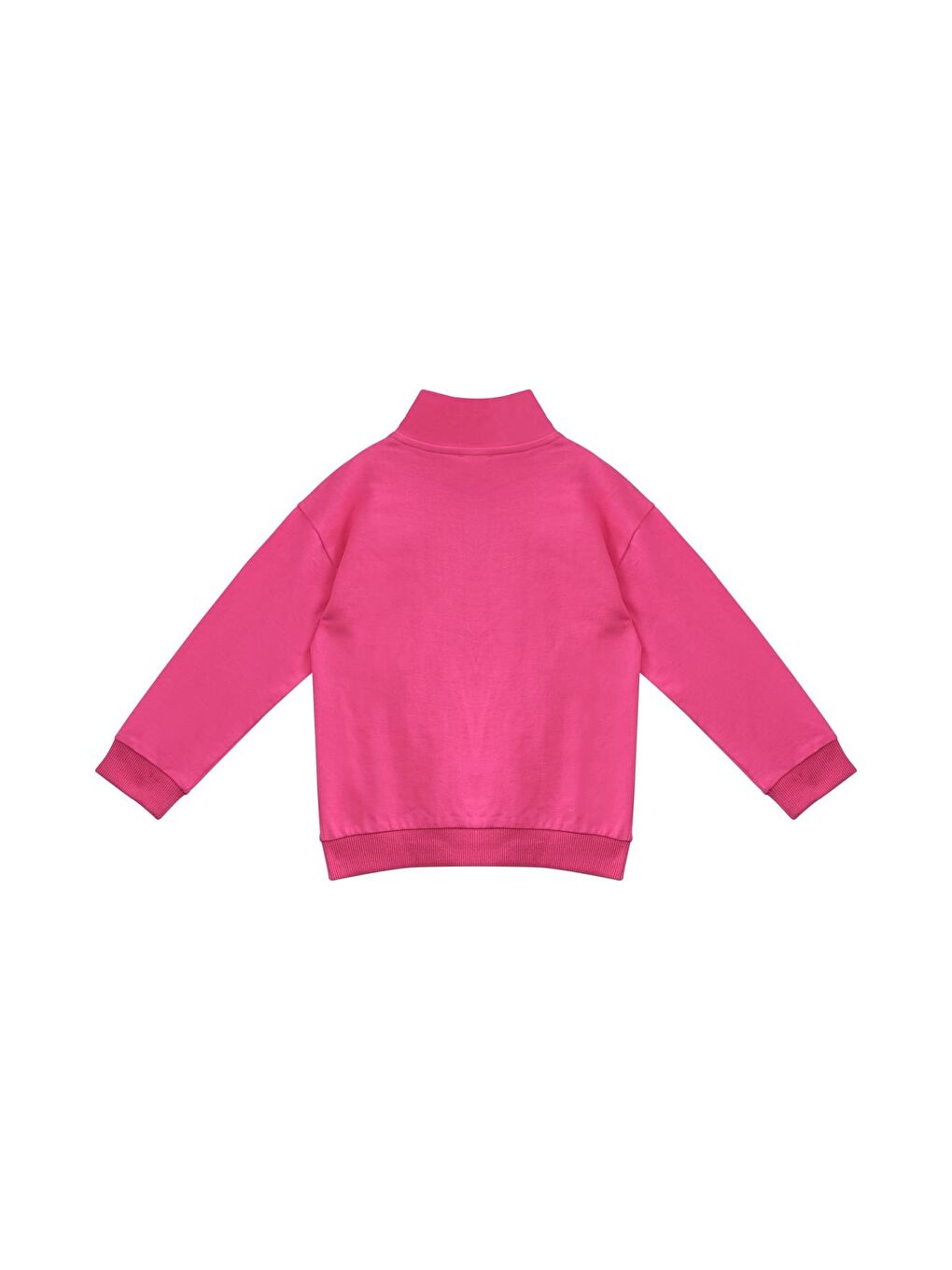 ZEYLAND Fuşya Unisex Çocuk Yakalı Fermuarlı Sweatshirt - Fusya - 1