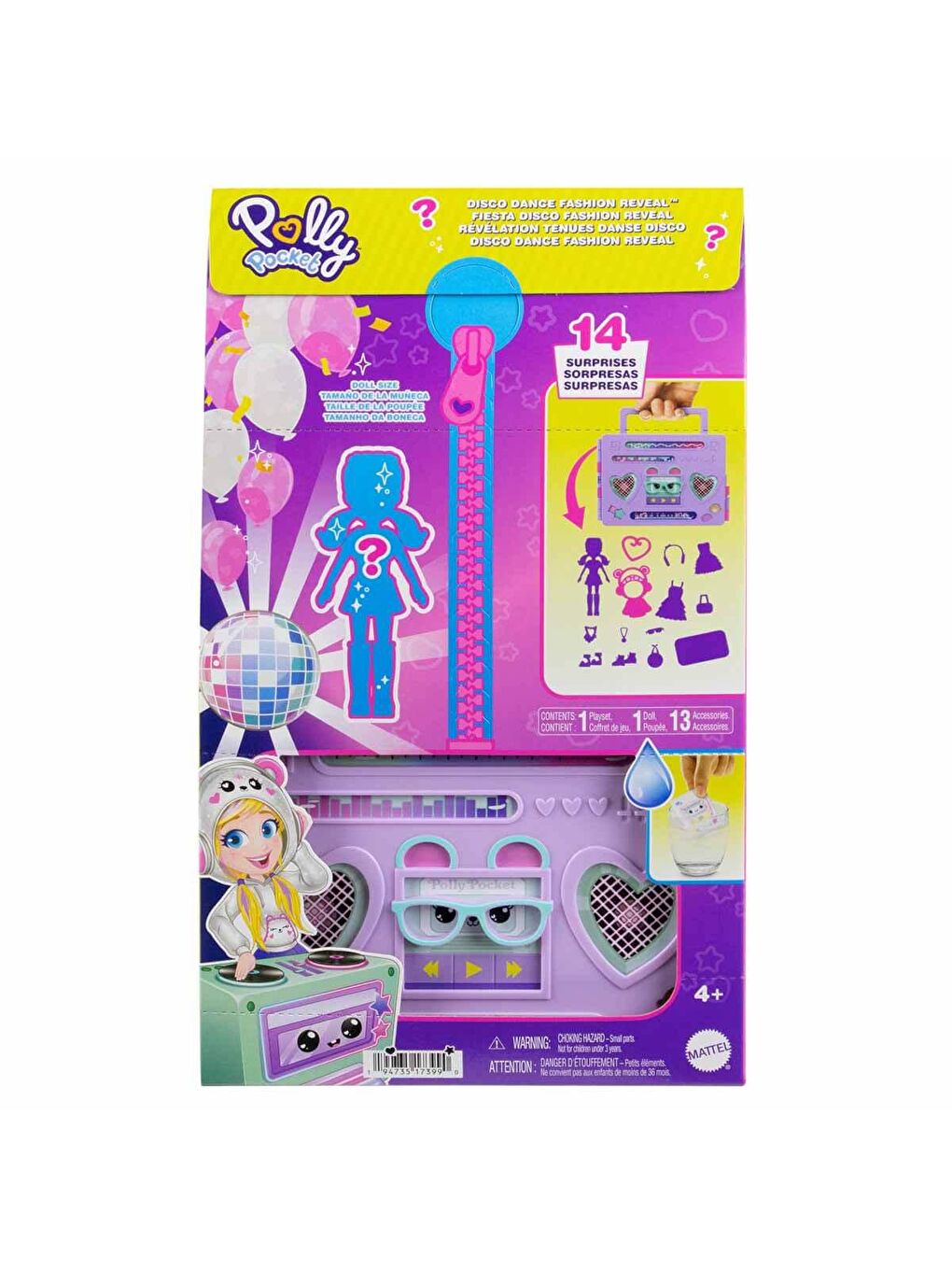 Polly Pocket Renksiz Radyo Temalı Moda Eğlencesi Oyun Seti HRD65 - 3