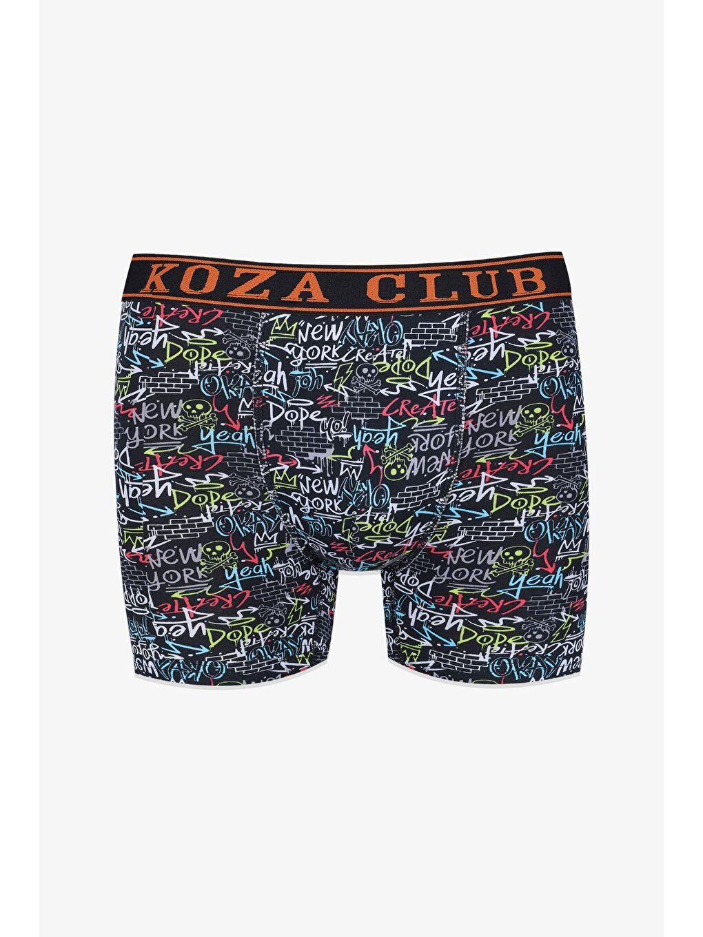 Siyah Erkek 3 lü Pamuklu Elastanlı Boxer-2