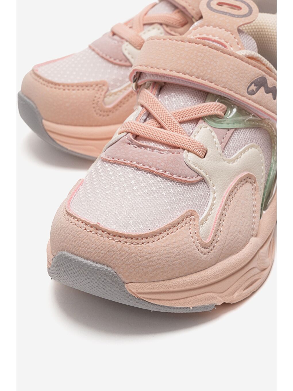 Pembe Unisex Çocuk Pudra Günlük Spor Ayakkabı-1