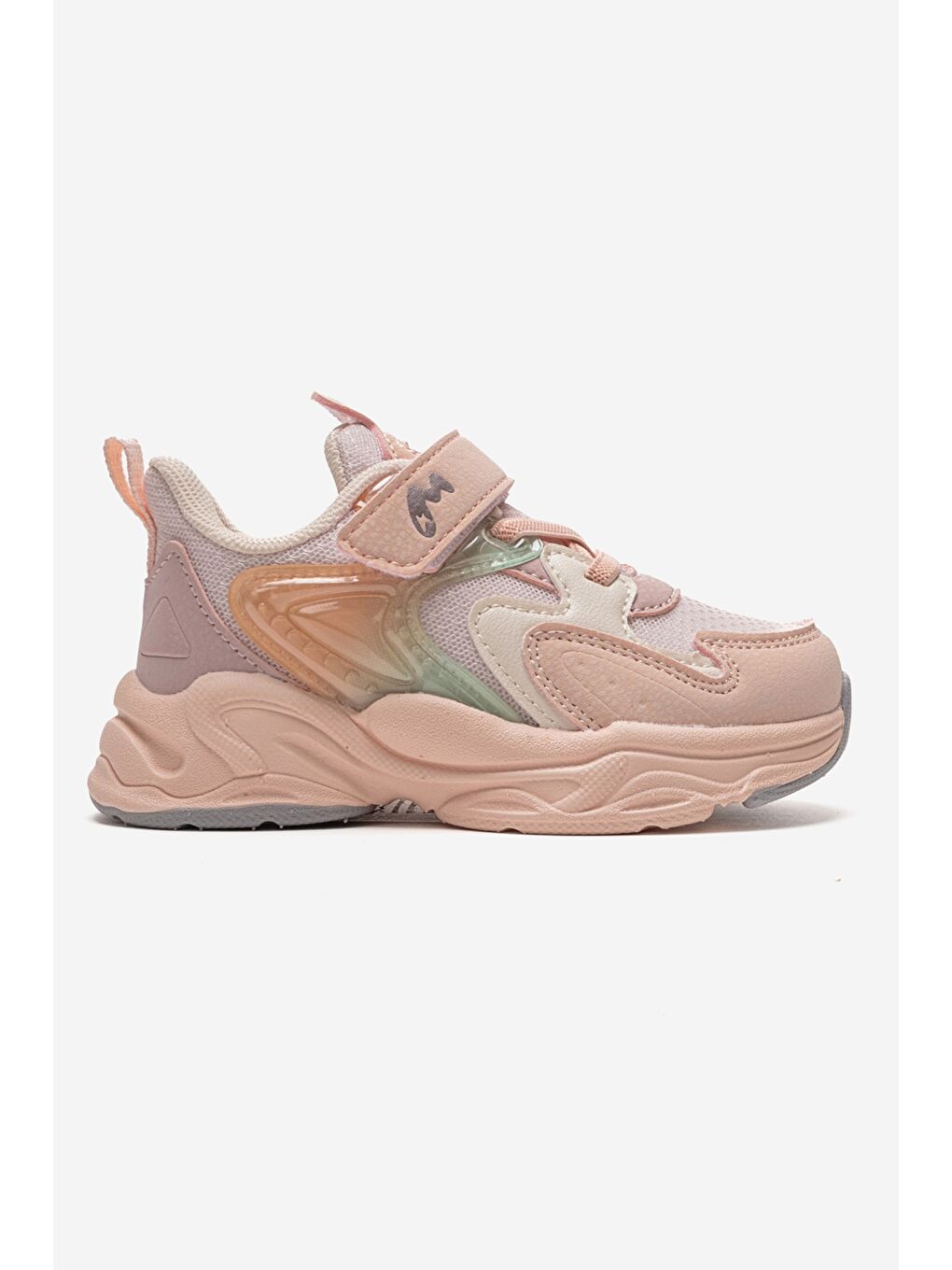 Pembe Unisex Çocuk Pudra Günlük Spor Ayakkabı-3