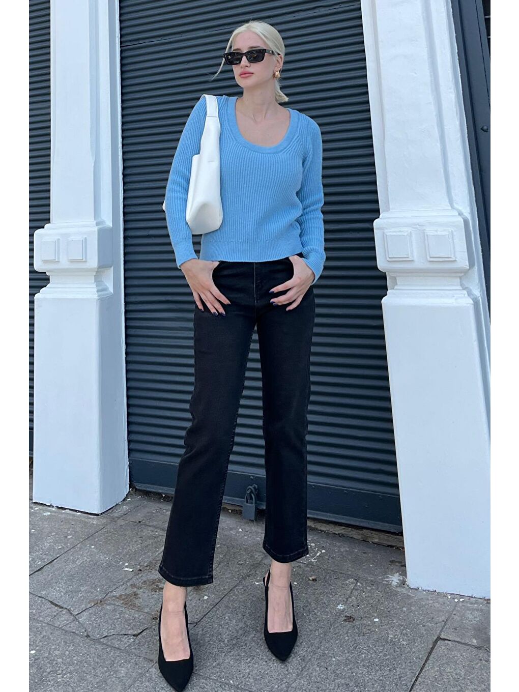 Mavi Bisiklet Yaka Basic Örme Kazak Mg2189