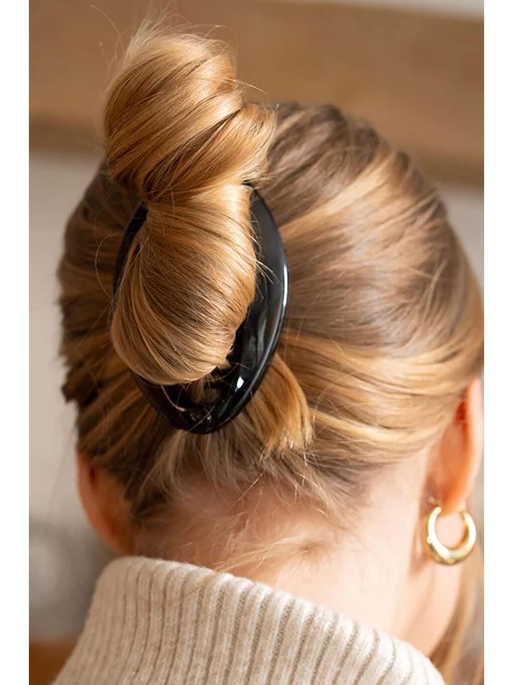 Siyah Yassı Plastik Muz Toka-3