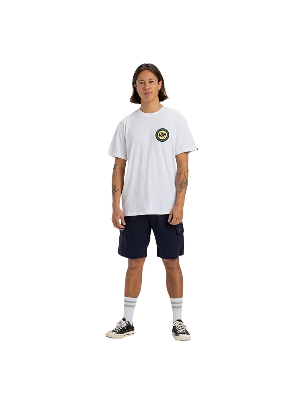 Circle Back Erkek Beyaz Tişört-1