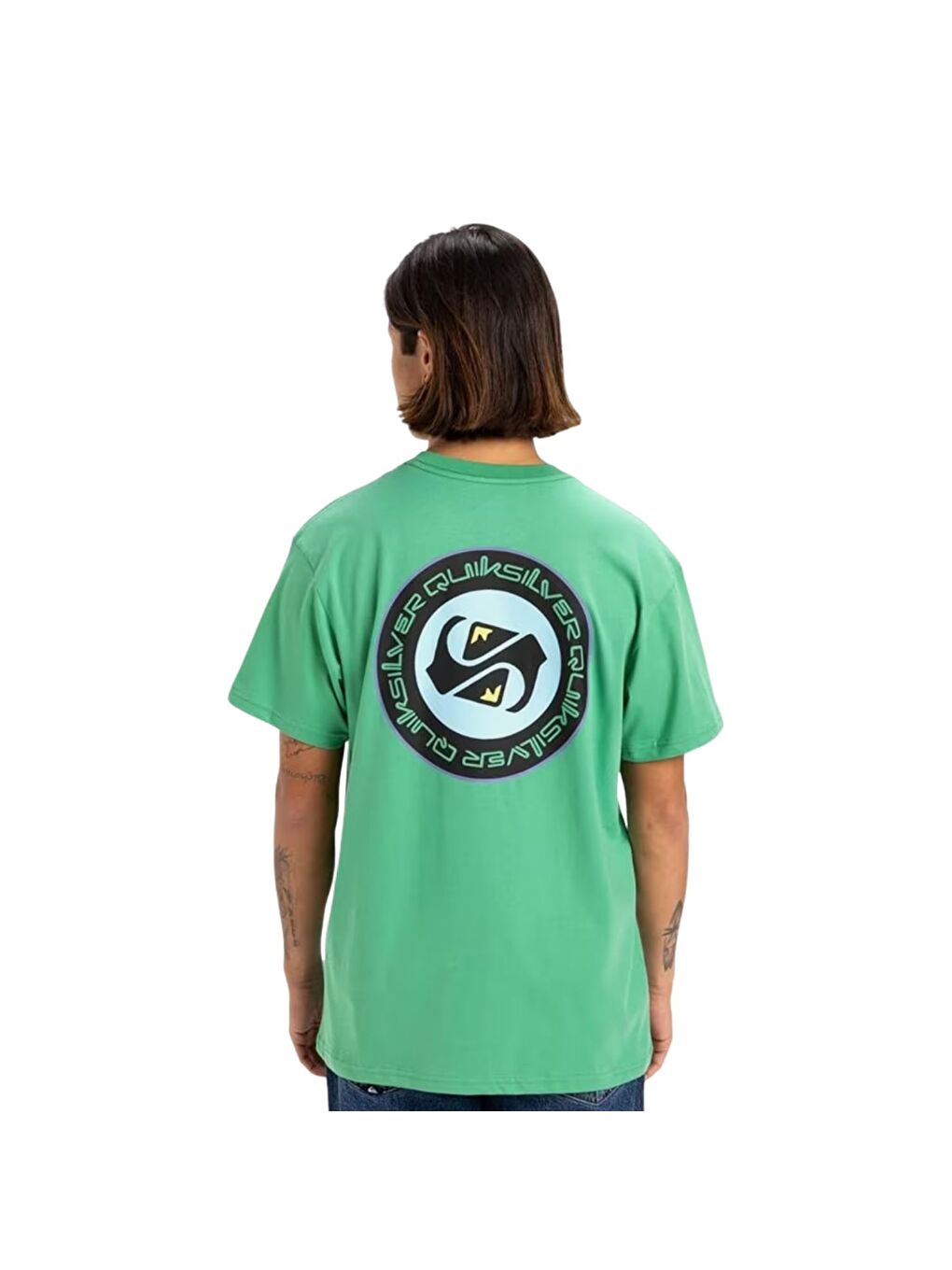 Circle Back Erkek Yeşil Tişört-3