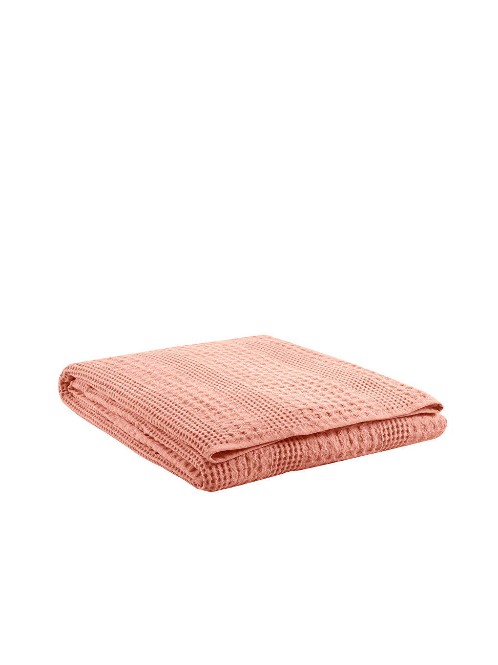 Pembe Silvia Pike Seti Çift Kişilik (220x240 cm) Somon-3