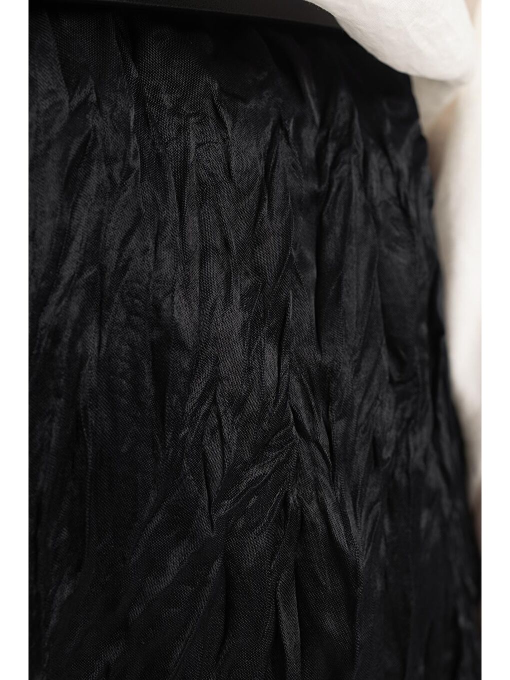 Siyah-Lastikli Basic Etek-3