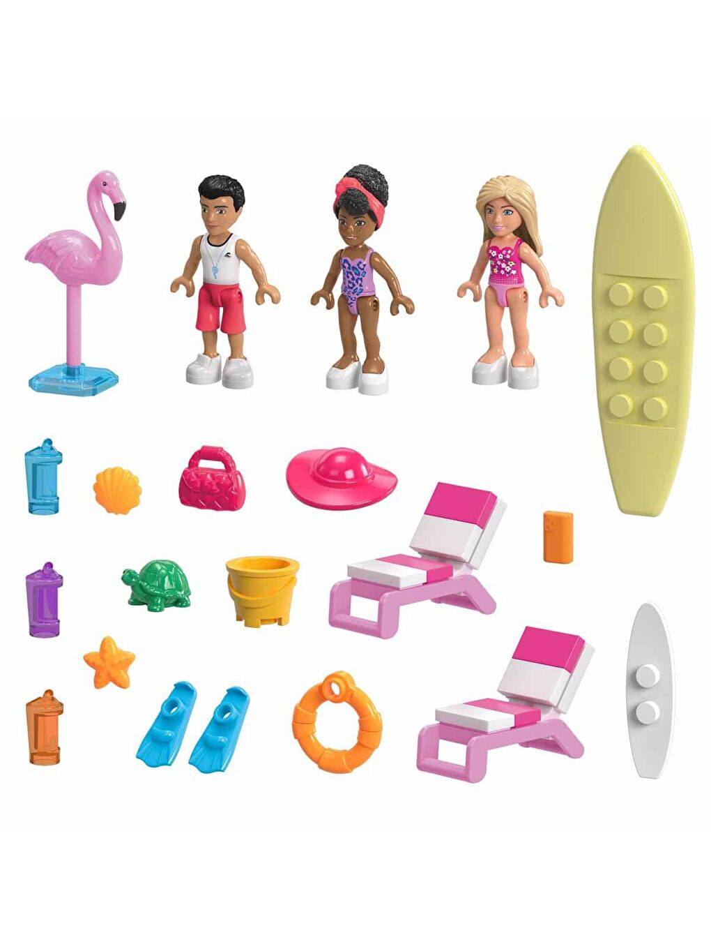 Mega Bloks Renksiz Mega Barbie Malibu Rüya Teknesi HPN79 - 1