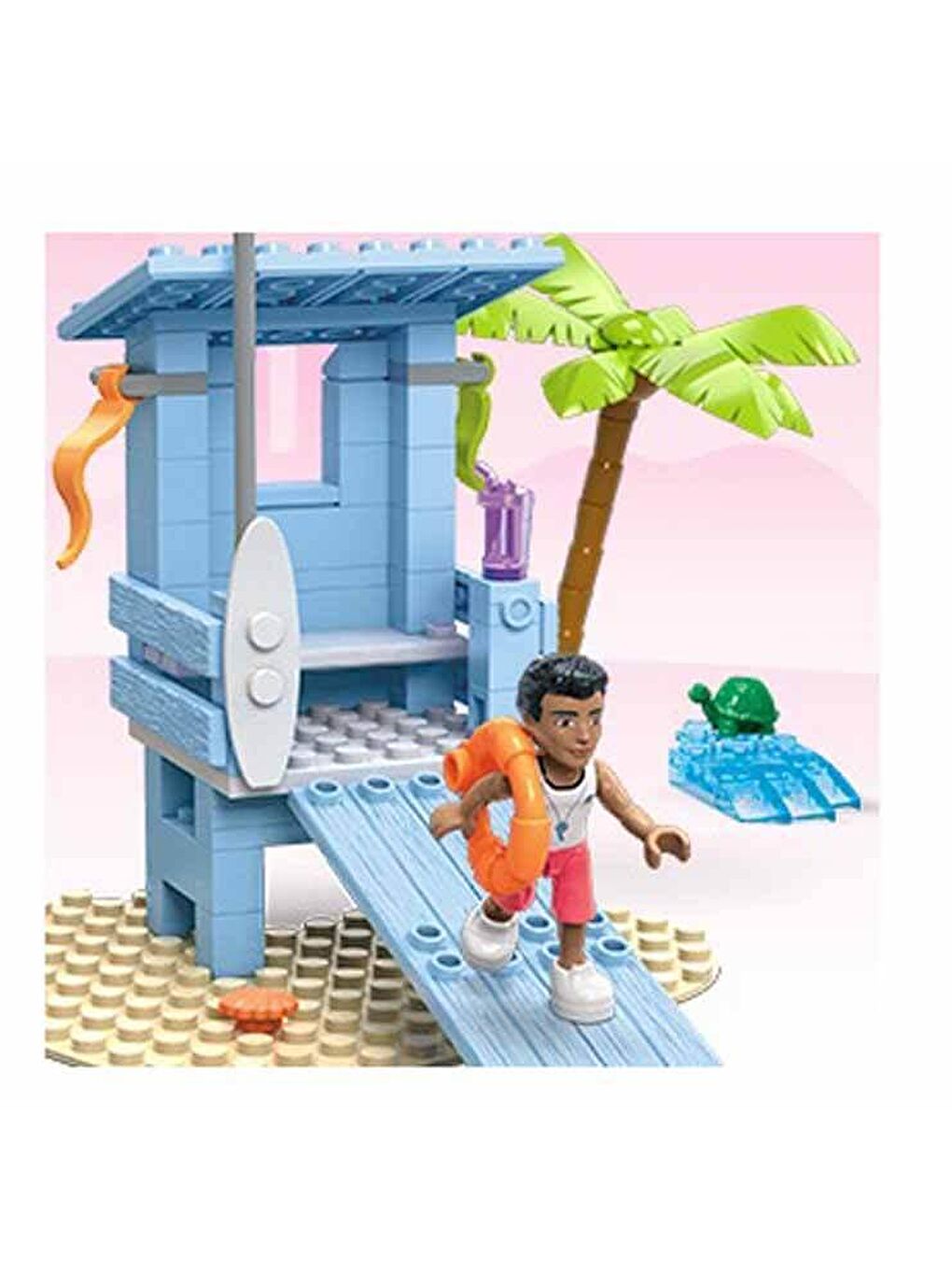 Mega Bloks Renksiz Mega Barbie Malibu Rüya Teknesi HPN79 - 2