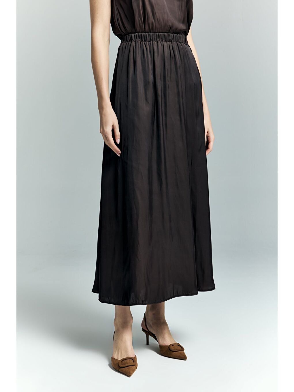 Kahverengi Tosca Etek - Kahve-3