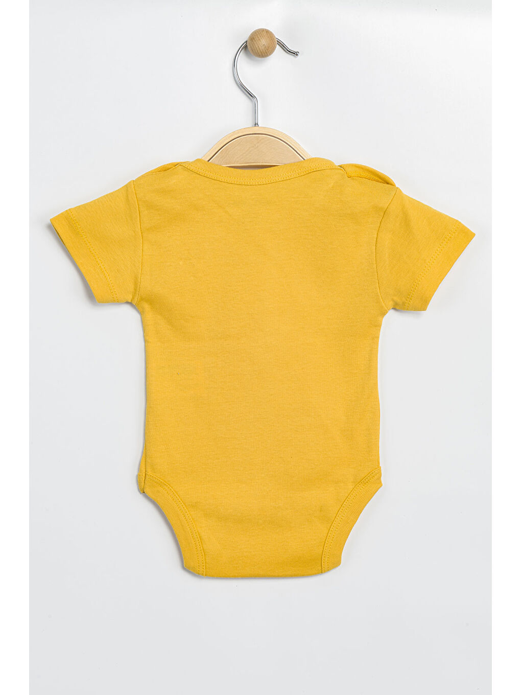 Kahverengi Erkek Kız Bebek Çıtçıtlı % 100 Pamuk Body & Zıbın-1